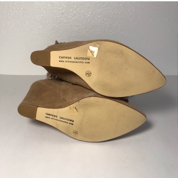 Chinese Laundry fringed booties, size 8.5 - Picture 4 of 4